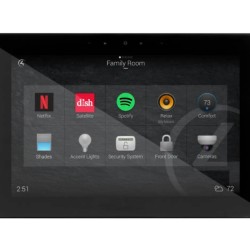 Control4® T4 Series In-Wall AC Touchscreen - 8" | Black
