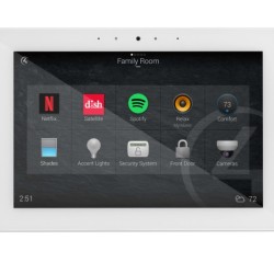 Control4® T4 Series In-Wall AC Touchscreen - 10" | White